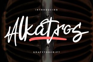 Alkatros: A Modern Script Font for Editorial Design