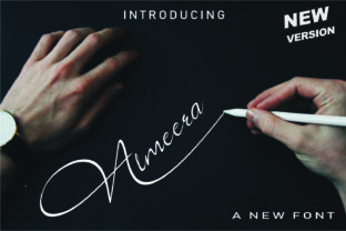 Almeera: A Sweet Script Font for Brand Identity