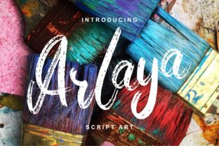 Arlaya: A Modern Script Font for Editorial Design