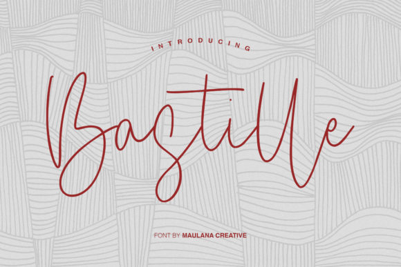 Bastille Font: A Script Amp for Handmade Brands