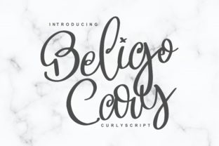 Beligo Cary: A Curly Script Font for Editorial Elegance