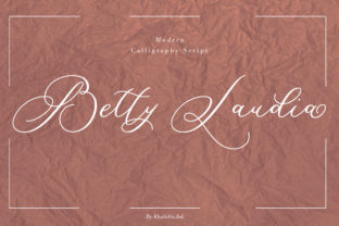 Betty Laudia: A Modern Script Font for Elegant Branding