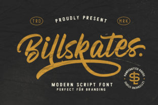 Billskates: A Bold Script Font for Modern Brands