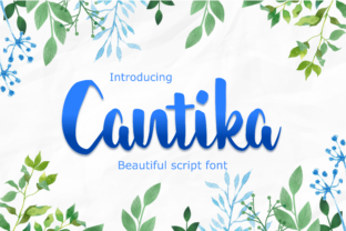Cantika: A Romantic Script Font for Brand Identity