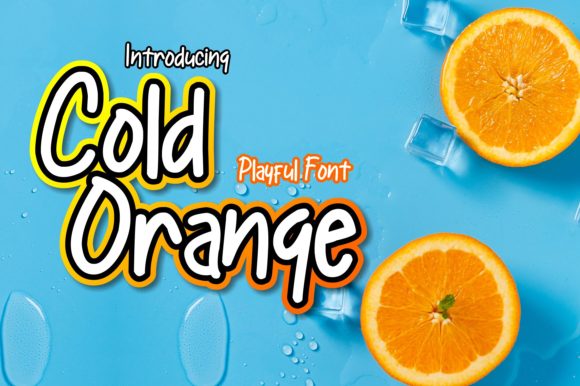 Cold Orange: A Playful Display Font for Brand Identity