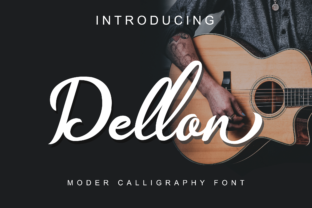 Dellon: A Classic Calligraphy Font for Brand Identity