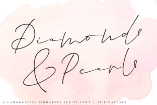 Diamonds Pearls: A Luxurious Script Font Review