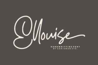 Ellouise: A Sophisticated Script Font for Makers