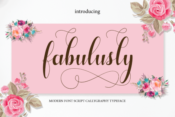 Fabulusly: A Modern Script Font for Web Design