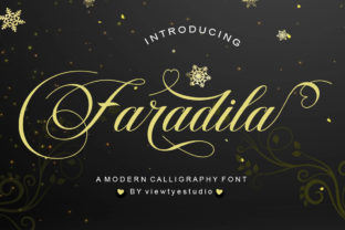 Faradila: A Romantic Handwritten Font for Editorial Design