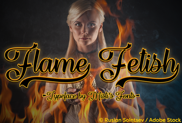 Flame Fetish Typeface Review for Bold Campaigns