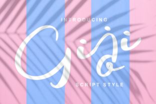 Giji: A Vibrant Script Font for Editorial Design