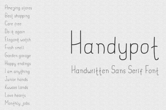Handypot: A Playful Font for Clear Branding