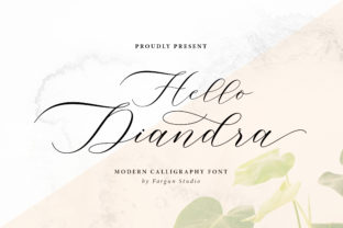 Hello Diandra: A Bold Script Font for Web Design