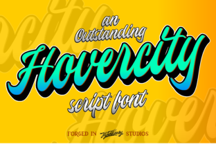 Hovercity: A Bold Script Font for Editorial Impact