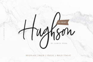 Hughson Family: A Versatile Script Font for Makers