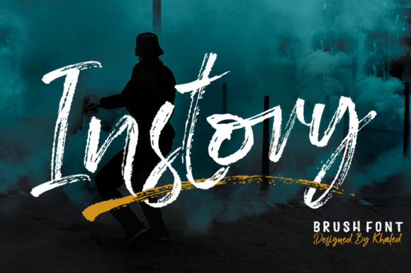 Instory: A Raw Script Font for Editorial Design