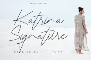 Katrina Signature: A Handwritten Font for Authentic Branding