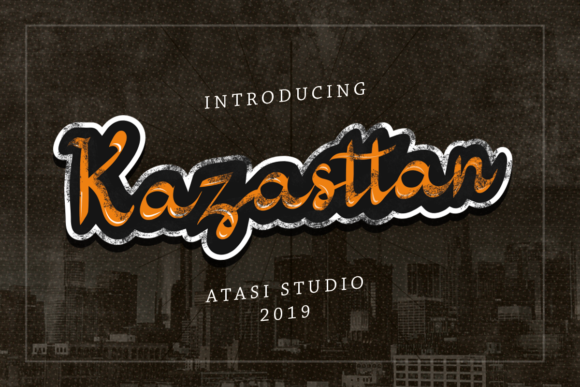 Kazasttan Font: Elevating Web Design with Vintage Script