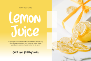 Lemon Juice: A Sweet Script Font for Crafters
