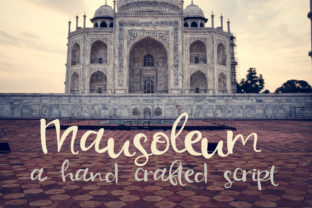 Mausoleum Font: A Casual Script for Branding