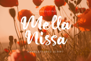 Mella Nissa: A Sweet Handwritten Font for Your Brand