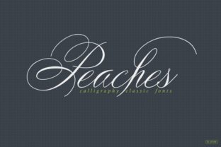 Peaches: The Elegant Script Font for Crafters