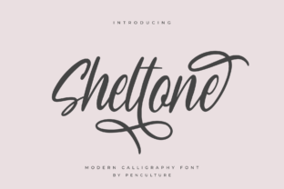 Sheltone: A Premium Script Font for Modern Web Design