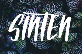 Sinten: A Bold Script Font for Web Design