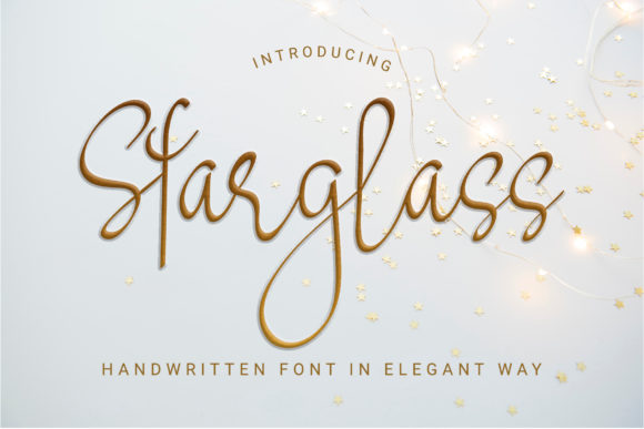 Starglass: A Sweet Script Font for Marketers