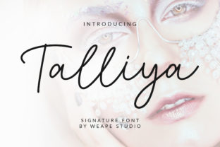 Talliya: A Romantic Script Font for Editorial Design