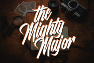 The Mighty Major: A Bold Script Font for Editors