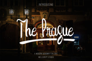 The Prague: A Bold Script Font for Crafters