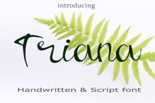 Triana: A Handwritten Font for Authentic Branding