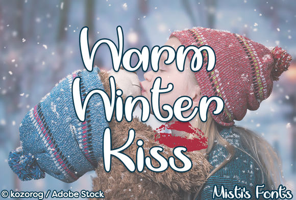 Warm Winter Kiss: A Friendly Handlettering Font Review