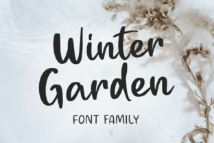 Winter Garden: A Handwritten Font for Modern Branding