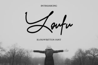 Youfu: A Modern Script Font for Editorial Design
